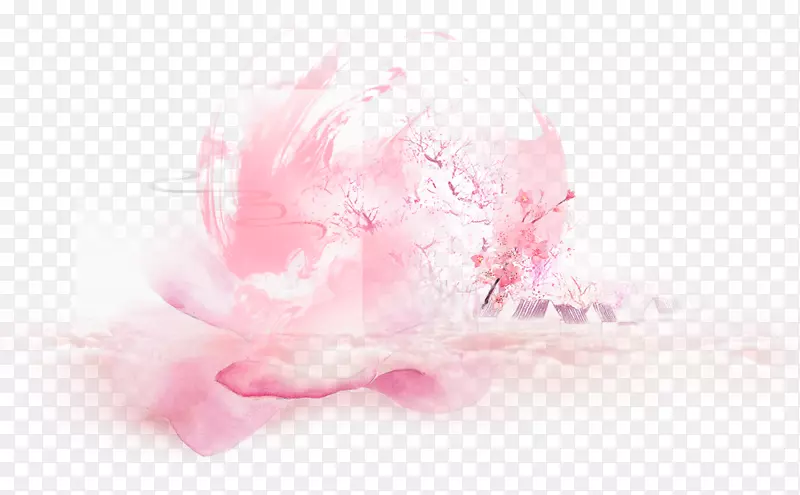 十里桃花主图素材