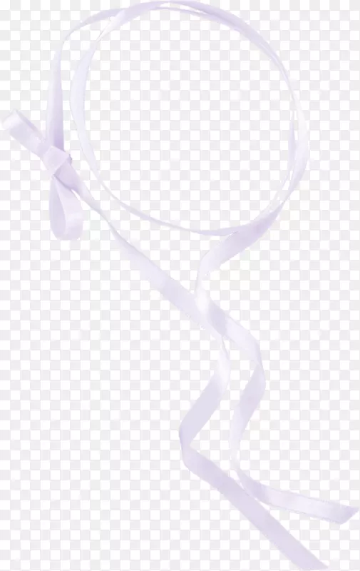 白色蝴蝶结丝带