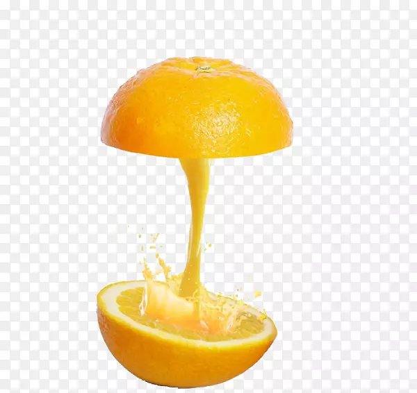鲜榨的橙汁