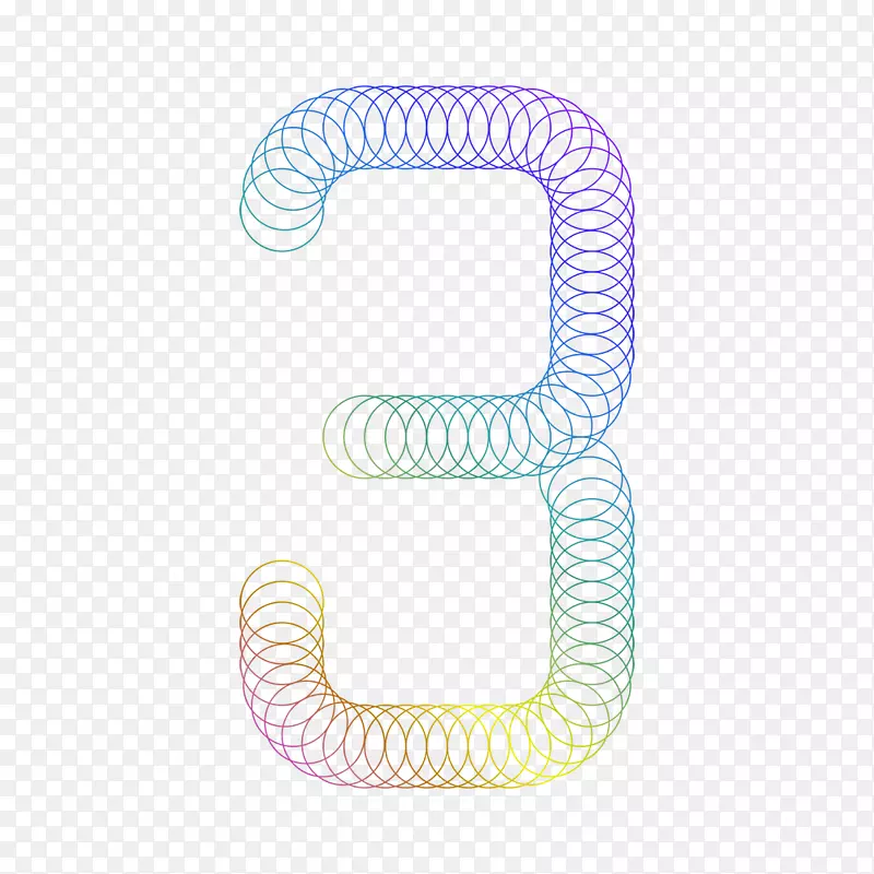 阿拉伯数字3彩色透明素材合集PNG图片素材下载_图片编号7382963-PNG素材网