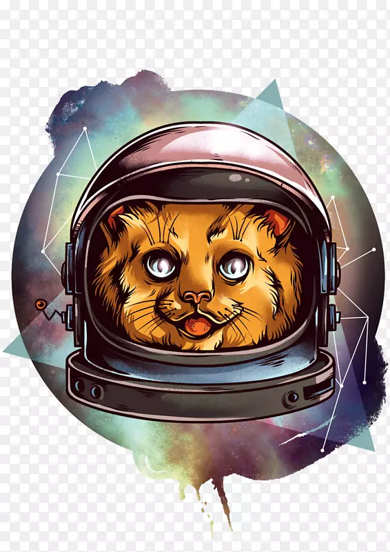 猫咪星空特色印花