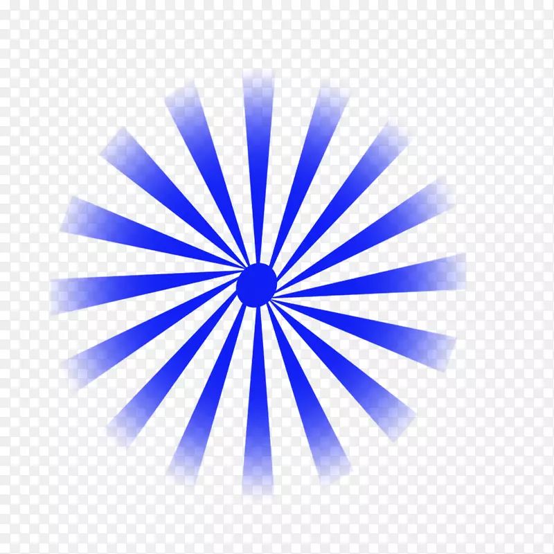 放射线蓝色放射光