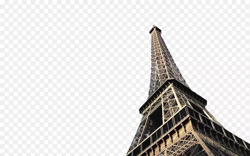 倾斜的巴黎铁塔