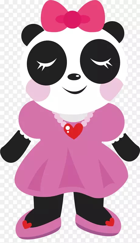 可爱熊猫PNG下载