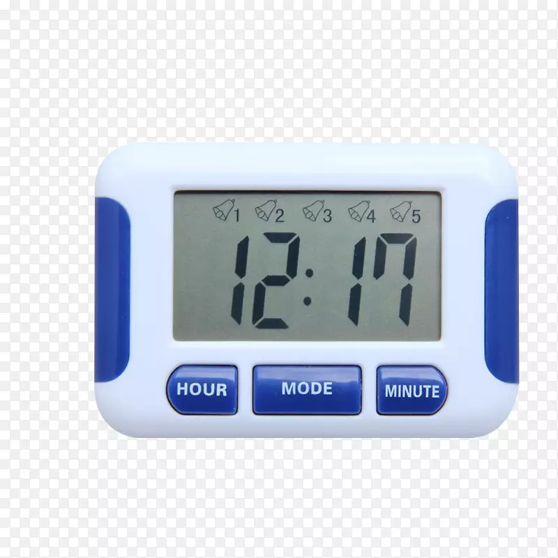 白色数字计时器