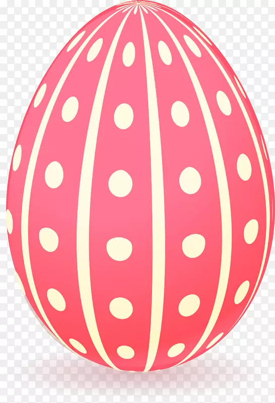 复活节红色条纹彩蛋