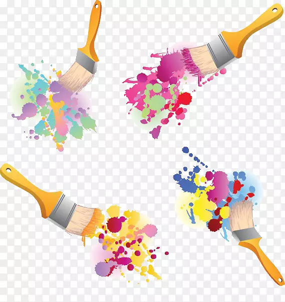 水粉刷素材PNG图片素材下载_图片编号7387578-PNG素材网