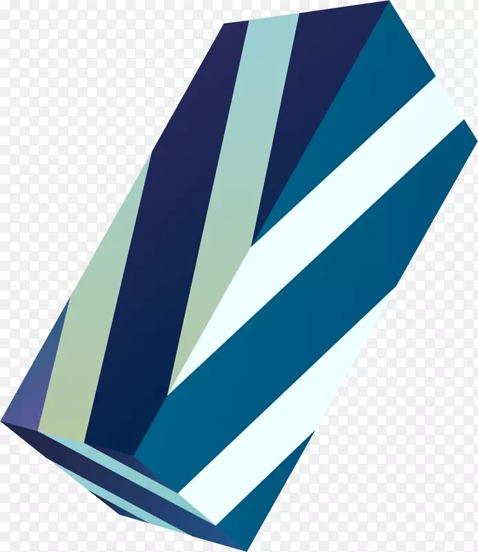 多彩方形长方体