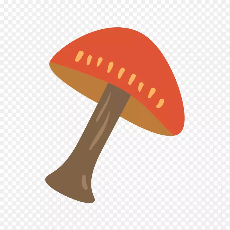 灰红色的蘑菇