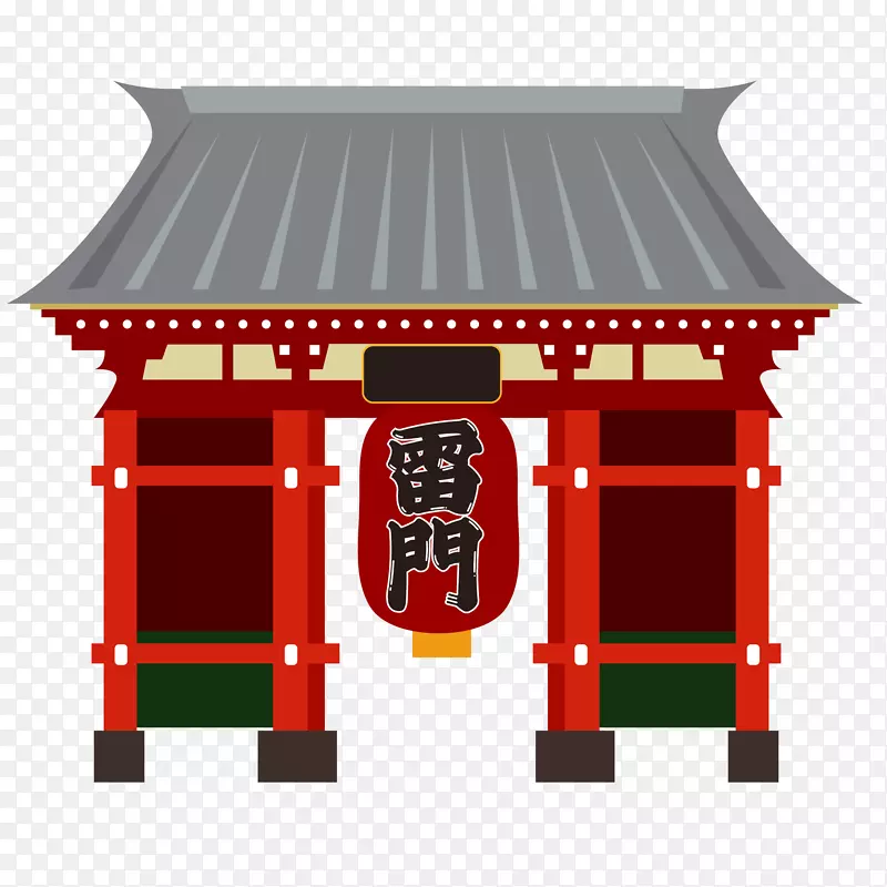 中国著名景区景点雷门矢量免抠图PNG图片素材下载_图片编号7391408-PNG素材网
