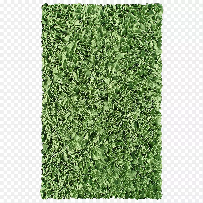 绿色凸起的使用地毯
