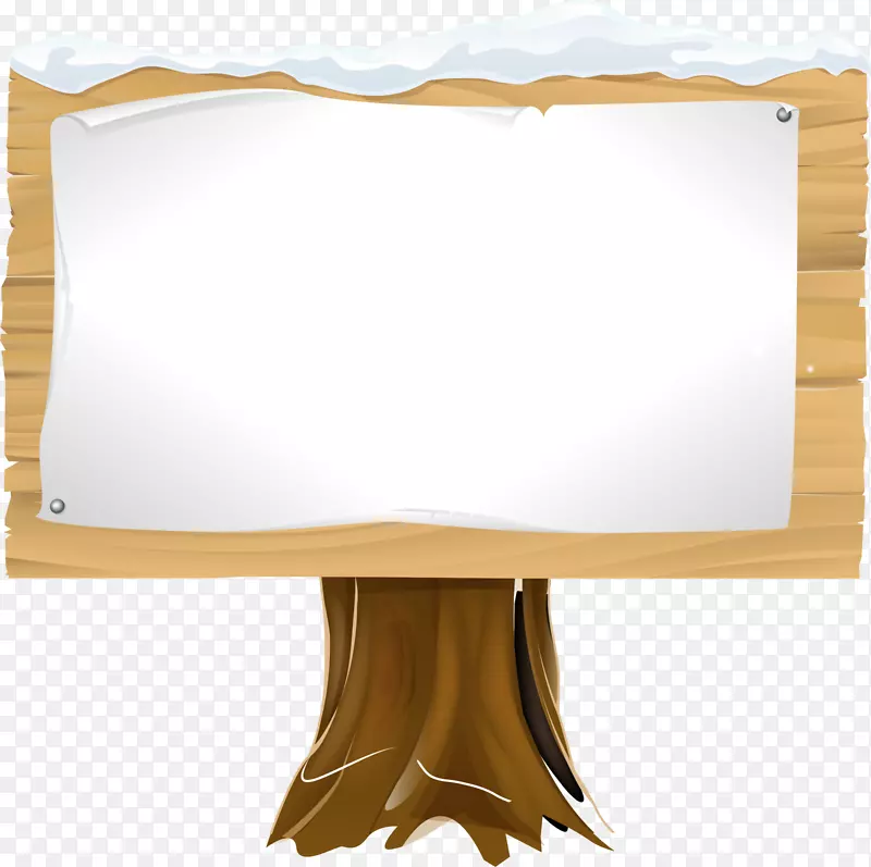 褐色木板大树