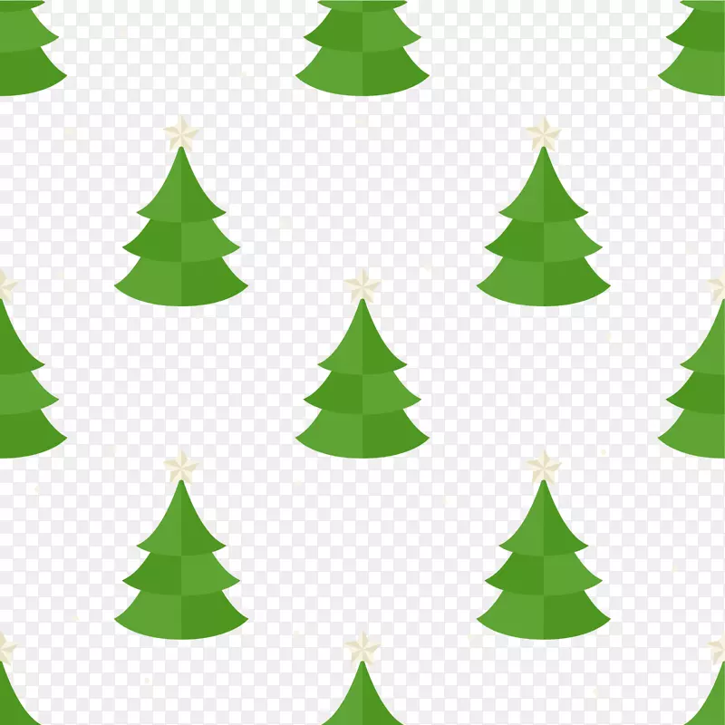 冬日绿色圣诞树背景