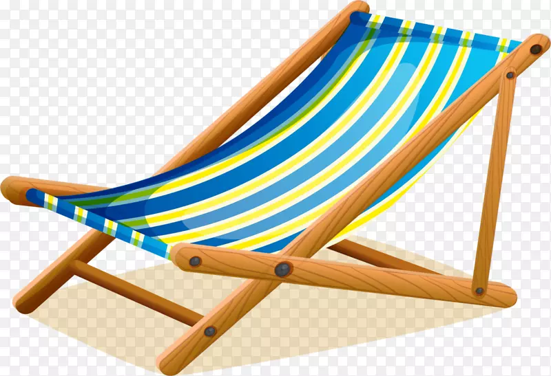夏天气息沙滩躺椅