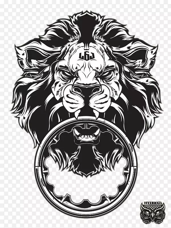 狮子头像门环