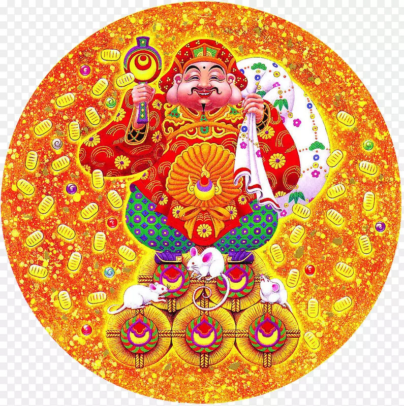 财神爷图案