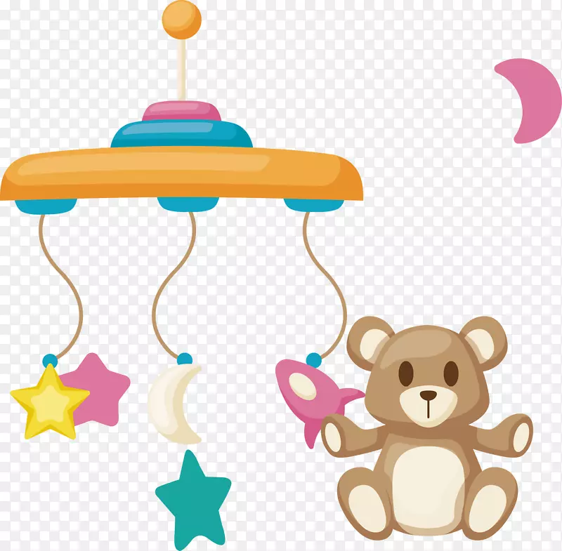 小熊玩具卡通可爱婴儿用品设计素