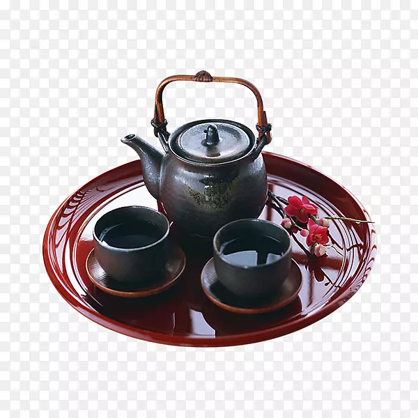 中国风复古茶杯茶壶