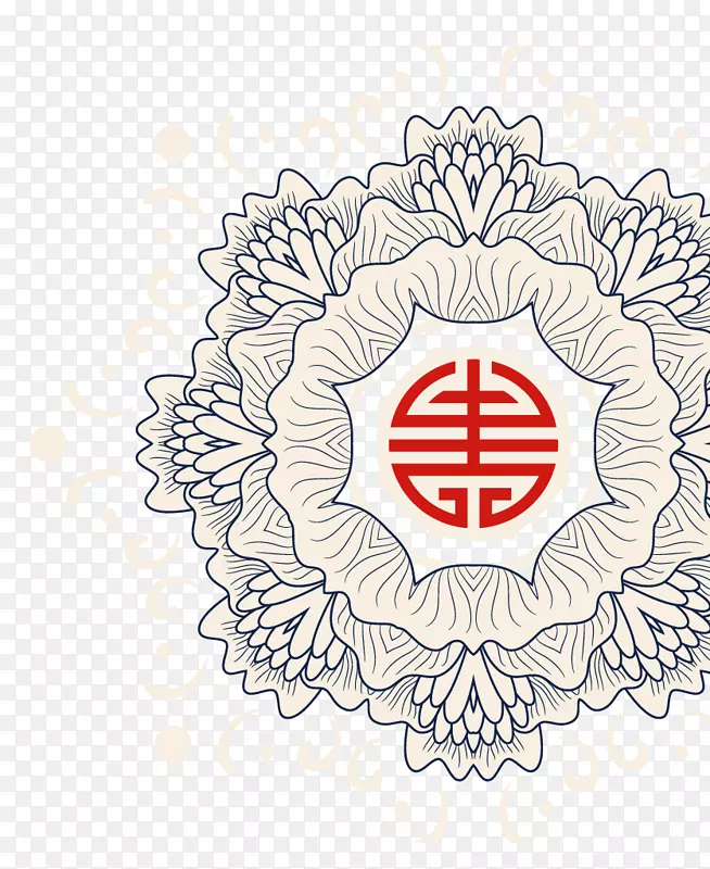 中国风古典花纹底纹装饰