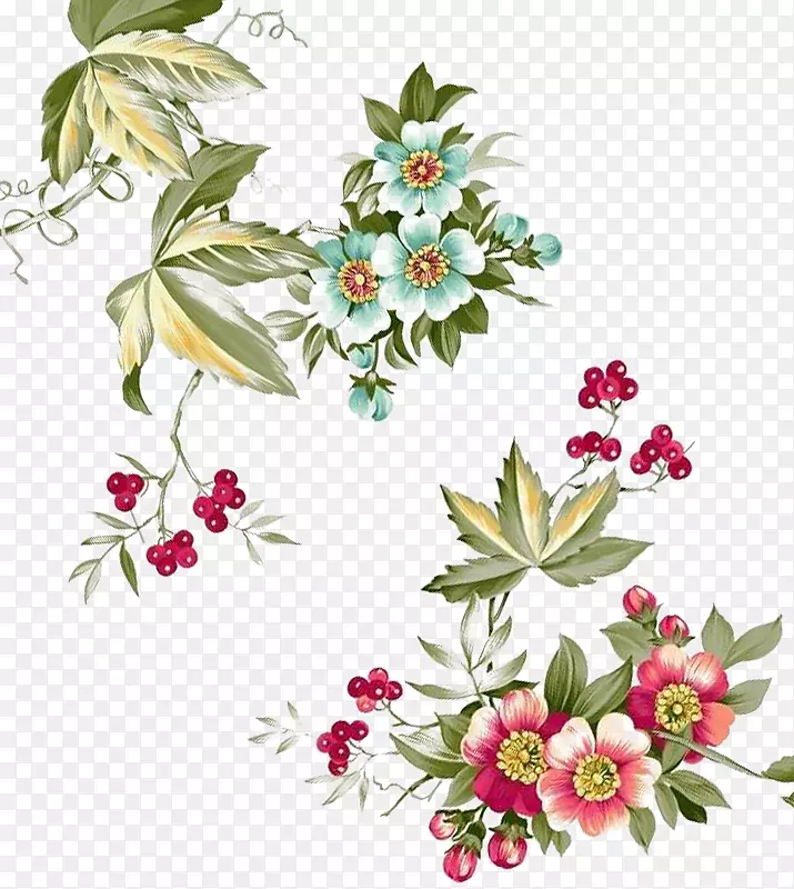 手绘花朵图片素材唯美背景图片PNG图片素材下载_图片编号7412631-PNG素材网