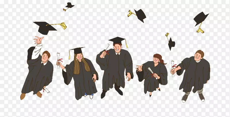 穿着学士服的学生PNGPNG图片素材下载_图片编号7413356-PNG素材网