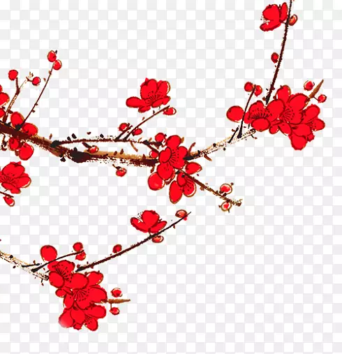 春季美丽红色杜鹃花