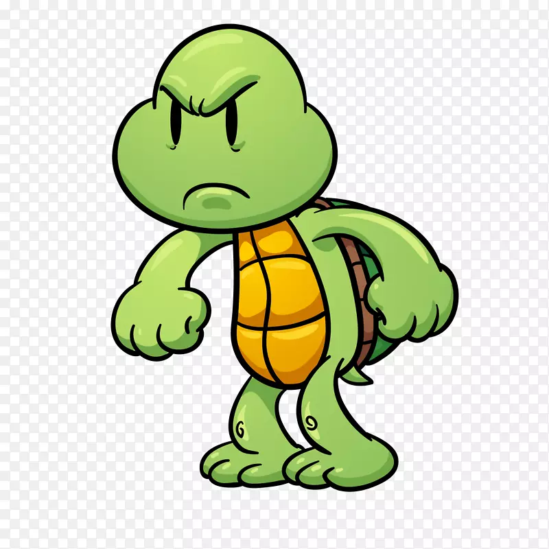 生气的乌龟动物设计