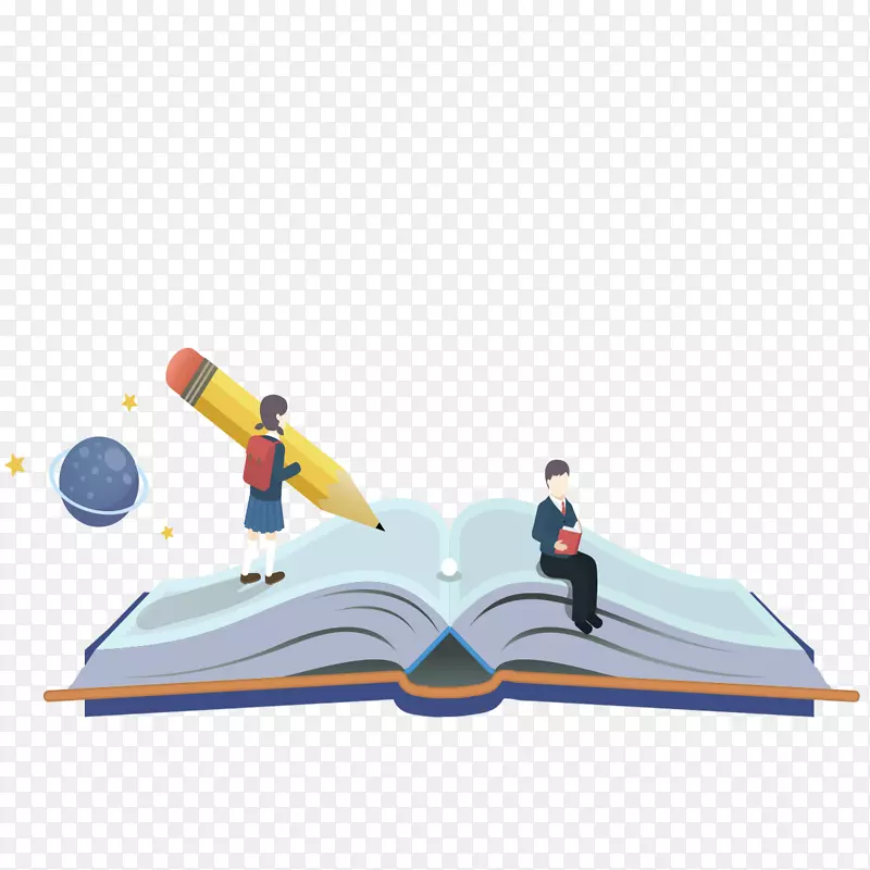 手绘学生教育读书学习素材PNG图片素材下载_图片编号7421041-PNG素材网
