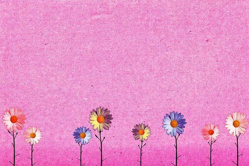 鲜花背景底纹