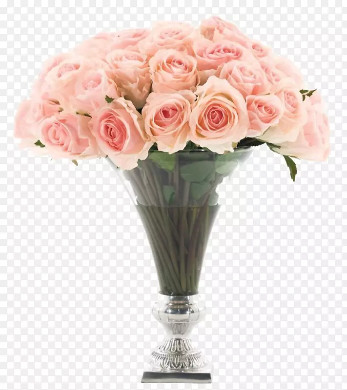 粉色玫瑰花卉装饰