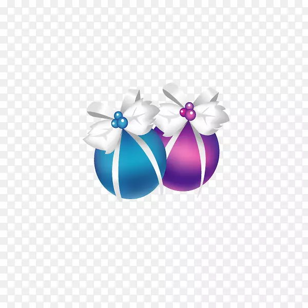 圣诞节装饰用彩色小球