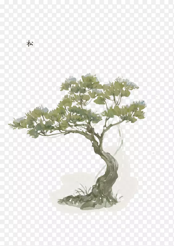 矢量松树