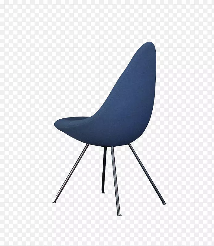 蓝色设计椅子