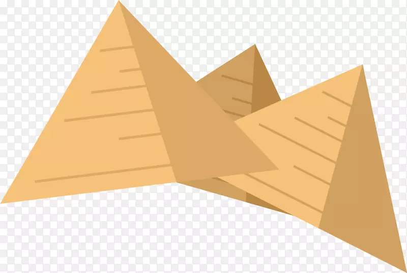 矢量图埃及金字塔