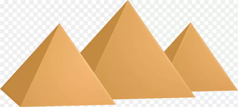 矢量图埃及的金字塔