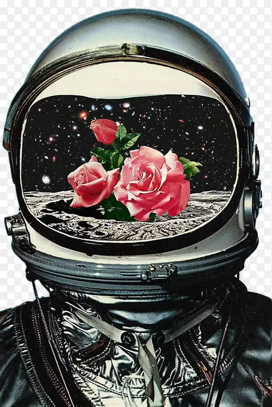 宇航员-月球上的玫瑰