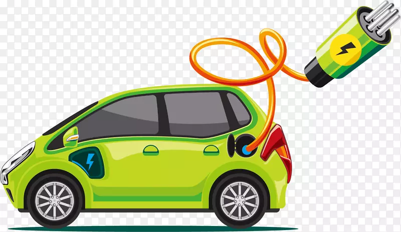 绿色共享矢量电动汽车