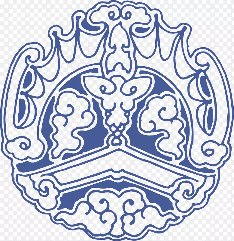中国风古代服饰纹理装饰图案