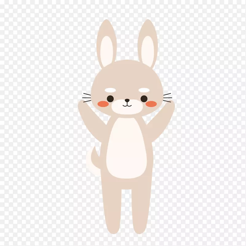 可爱小兔子动物手绘