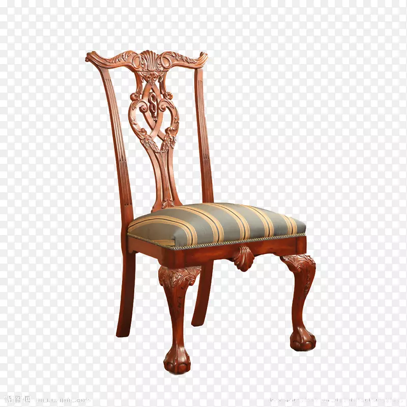 花纹仿古椅子