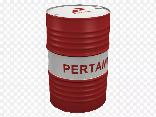 白色图案红色圆柱形状机油桶