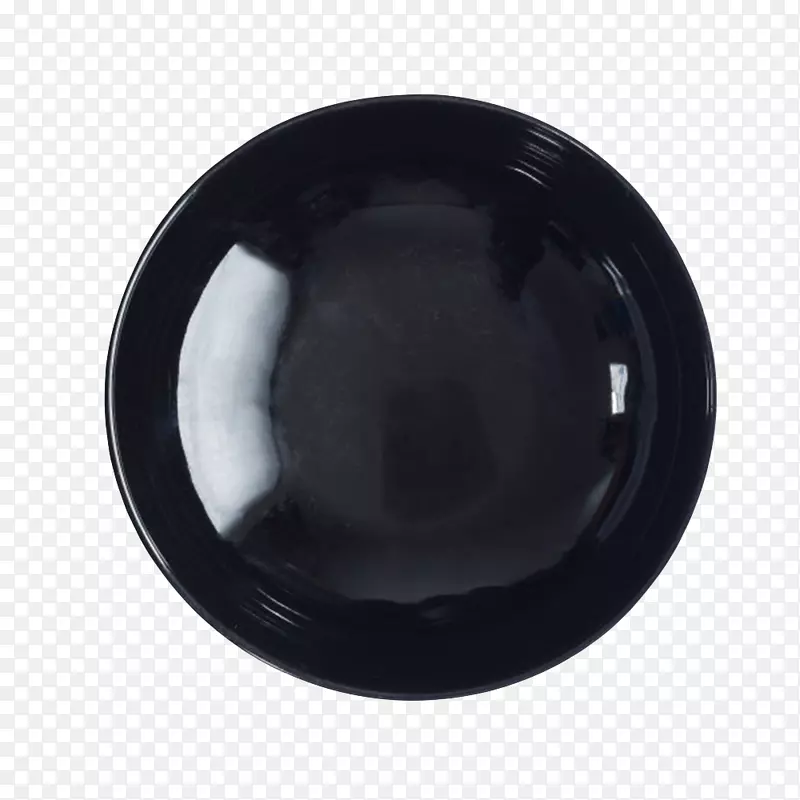 纯黑色餐具陶瓷制品碟子