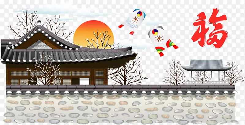 矢量新年元素