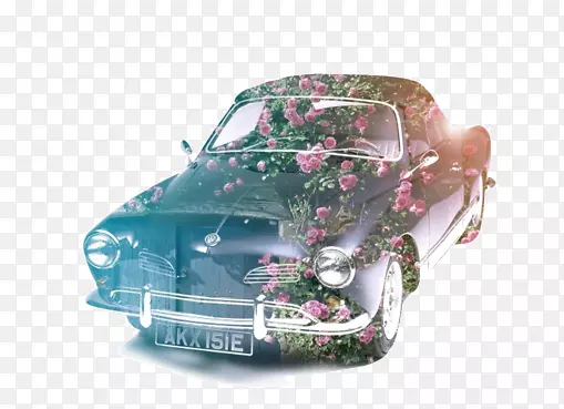 花卉车