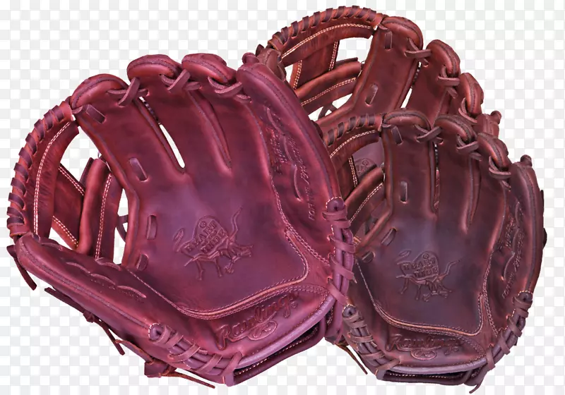 皮质棕色棒球手套