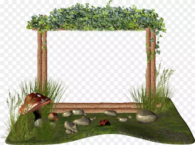 网页蘑菇背景图案