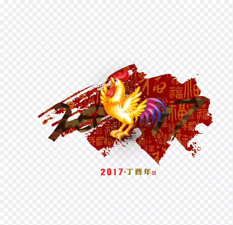 2017鸡年中国风素材