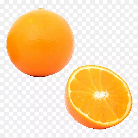 橙子切开的橙子