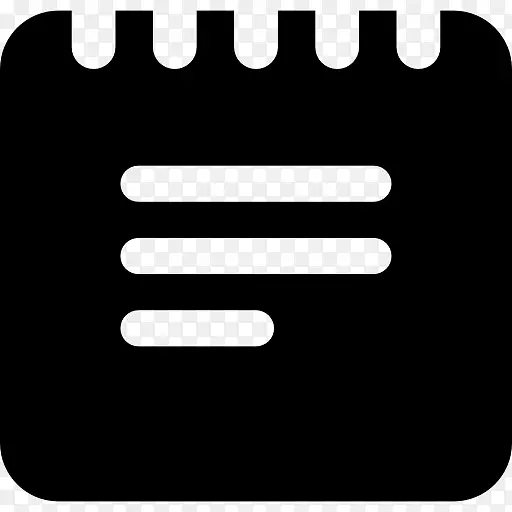 黑色笔记界面平方符号与弹簧图标