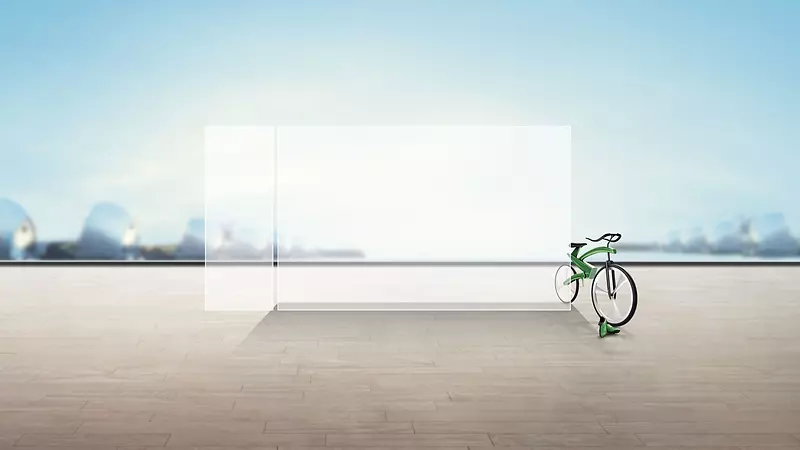 地板自行车屏幕海报背景
